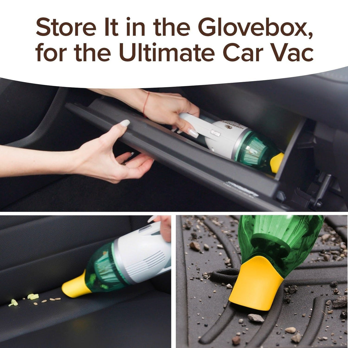 As Seen On TV Horsepower Duck Ultra-Compact Cordless Handheld Vacuum
