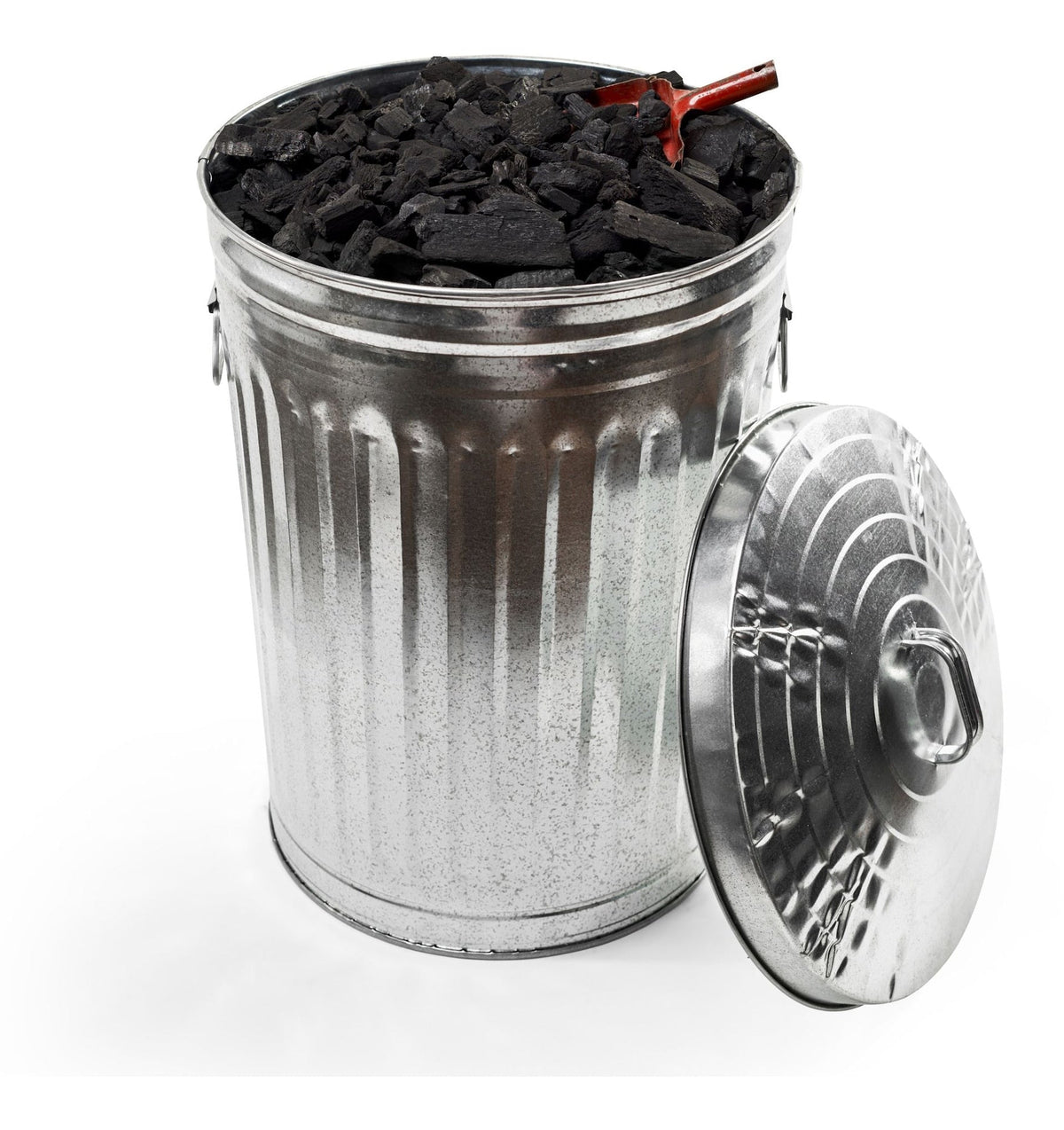 Behrens Galvanized Steel Circular Multi-Purpose Garbage Can, 75-L (19.8 US gal)