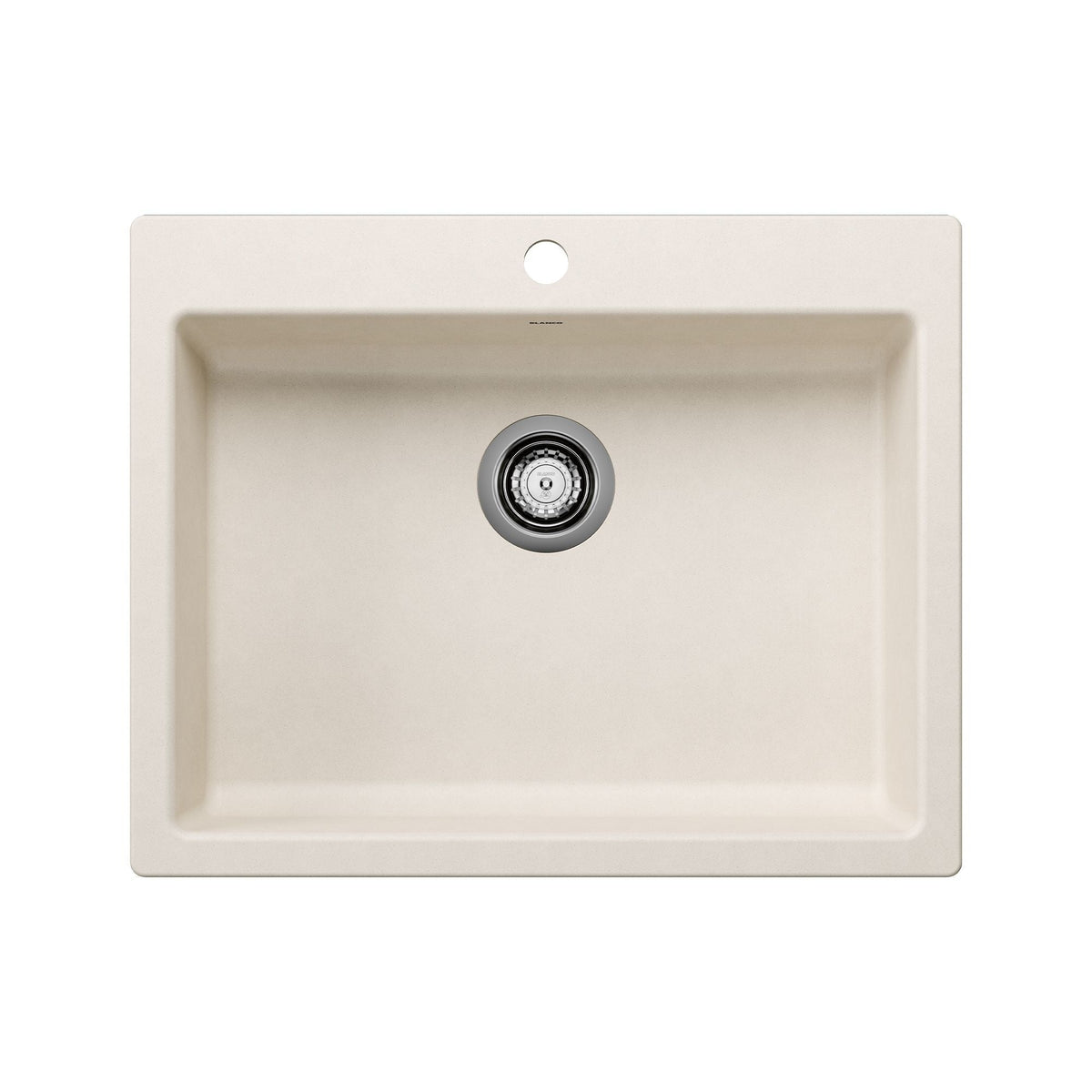 Blanco CSA Single Bowl Drop-In Kitchen Sink, Soft White, 25-in