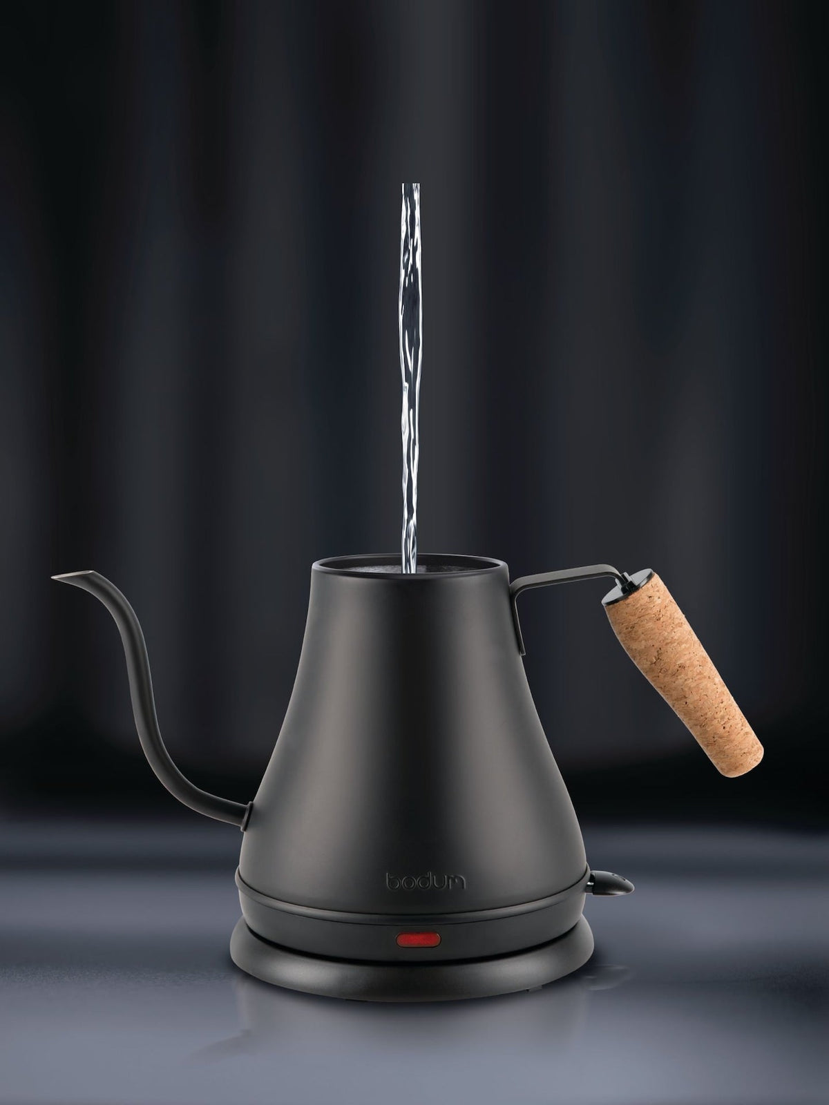Bodum Electric Cordless Gooseneck Water Kettle with Auto Shut Off, Black, 0.8-L