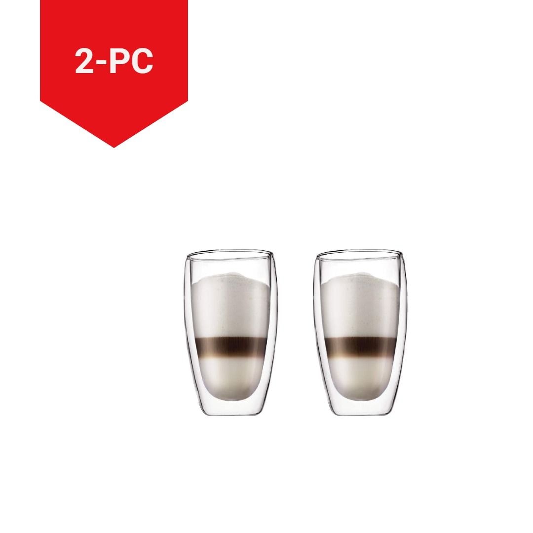 Bodum PAVINA Double Wall Large Glass Set, 2-pc