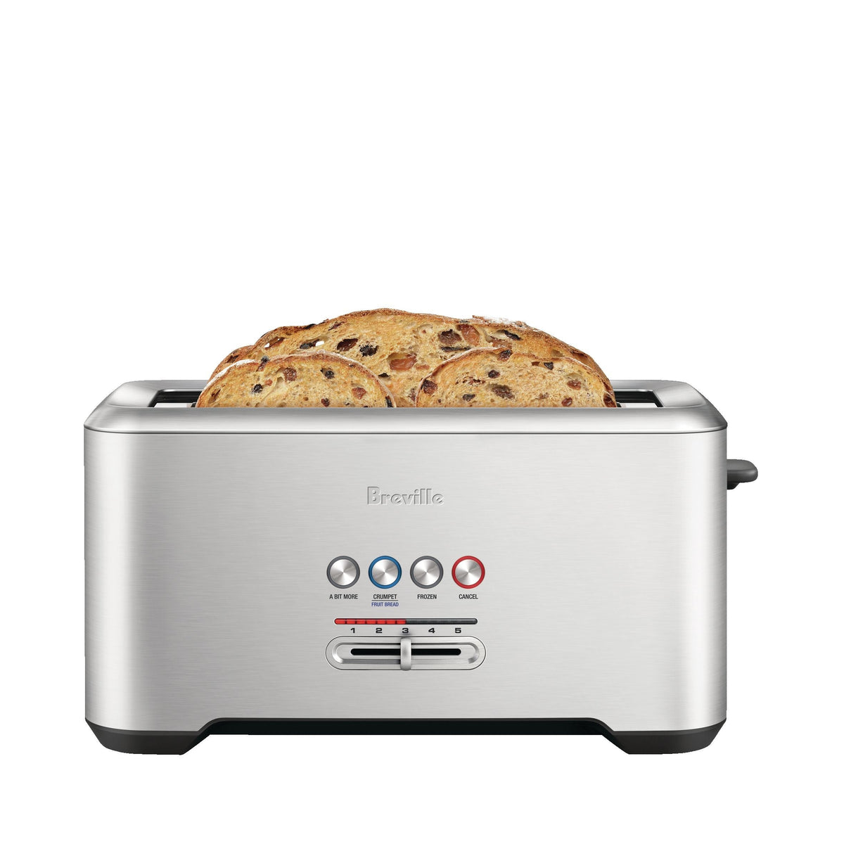 Breville ‘A Bit More’ 4-Slice Toaster, Brushed Stainless Steel