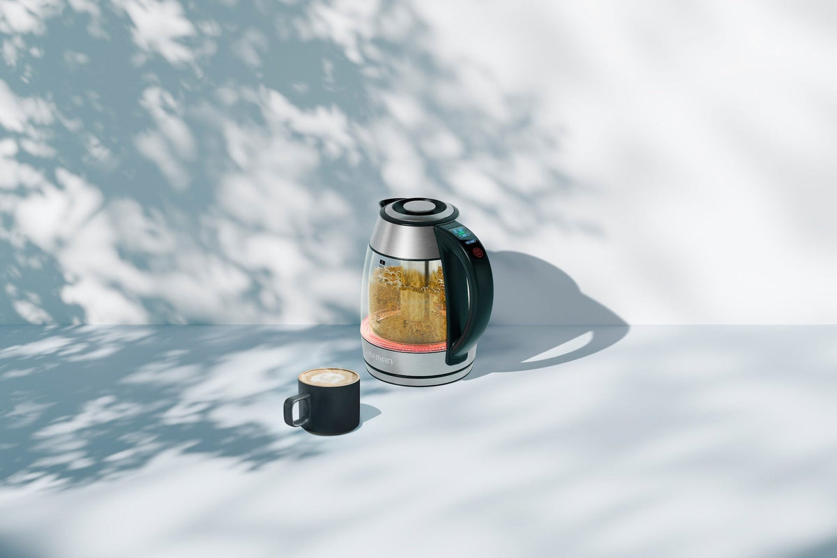 Chefman Custom-Temp 1.5L Digital Double Glass Kettle