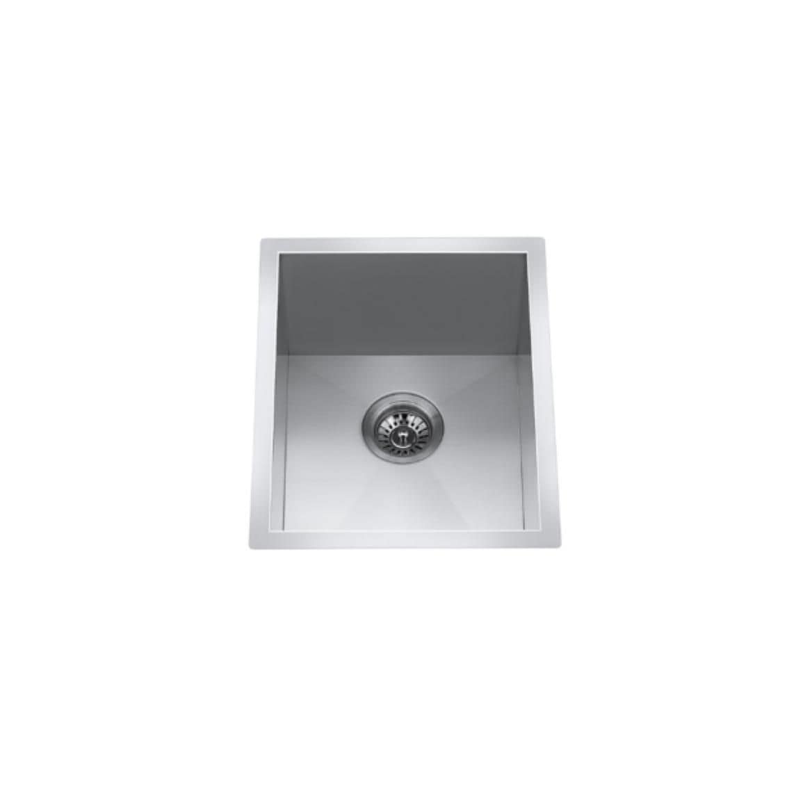 CraftX 15-in Type 304 Stainless Steel Zero Bar Sink