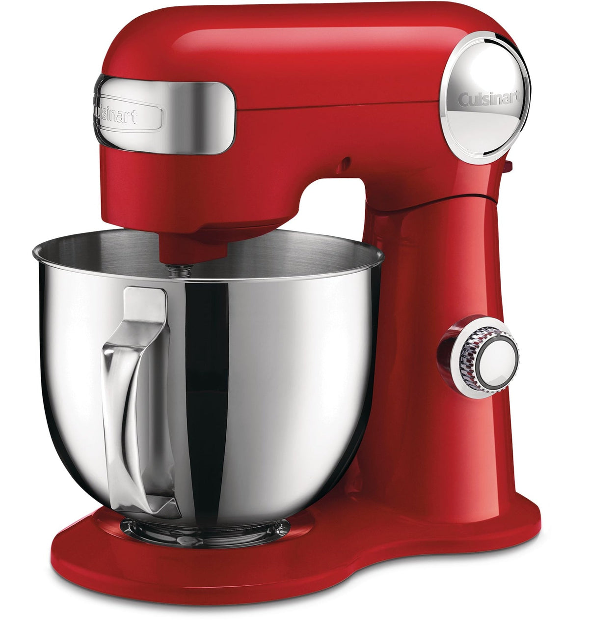 Cuisinart Precision Master Tilt-Head Stand Mixer with 12 Speeds, Red, 5.5qt