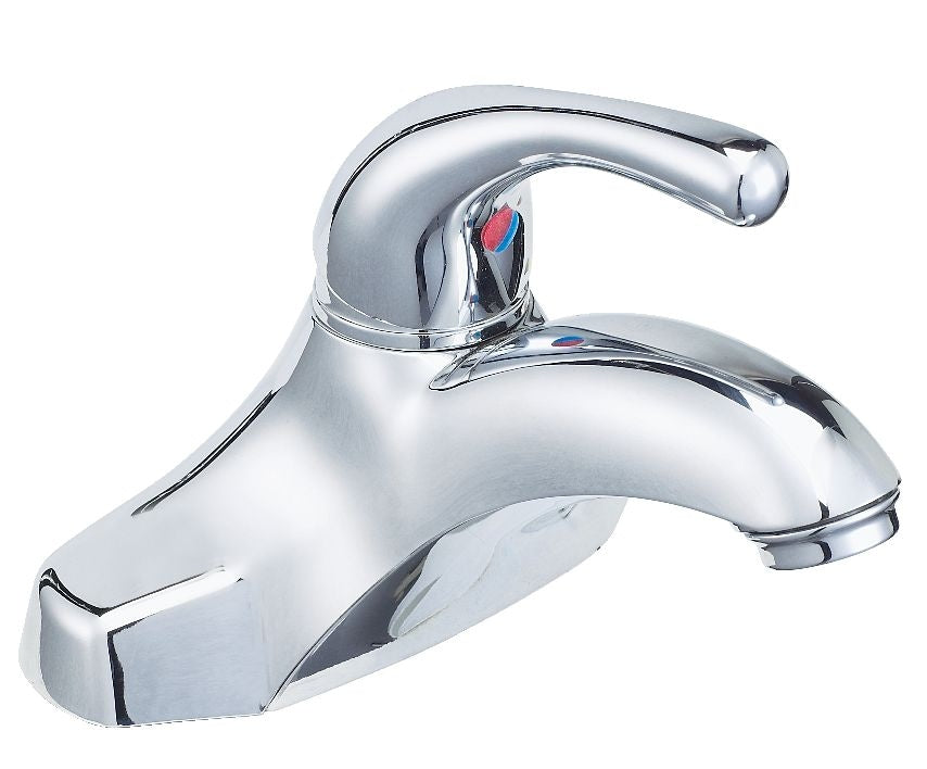 Danze Plymouth Single Handle 4-in Centreset Bathroom Sink Faucet with Pop-Up Drain, Chrome