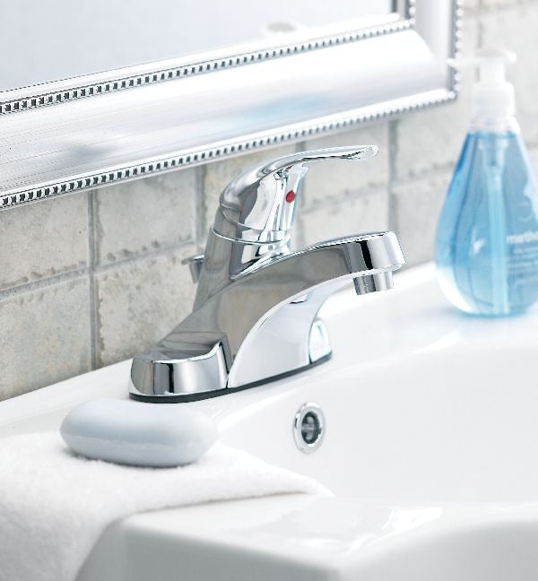 Danze Renovate Single Handle Bathroom Sink Faucet, 4-in Centerset, Chrome