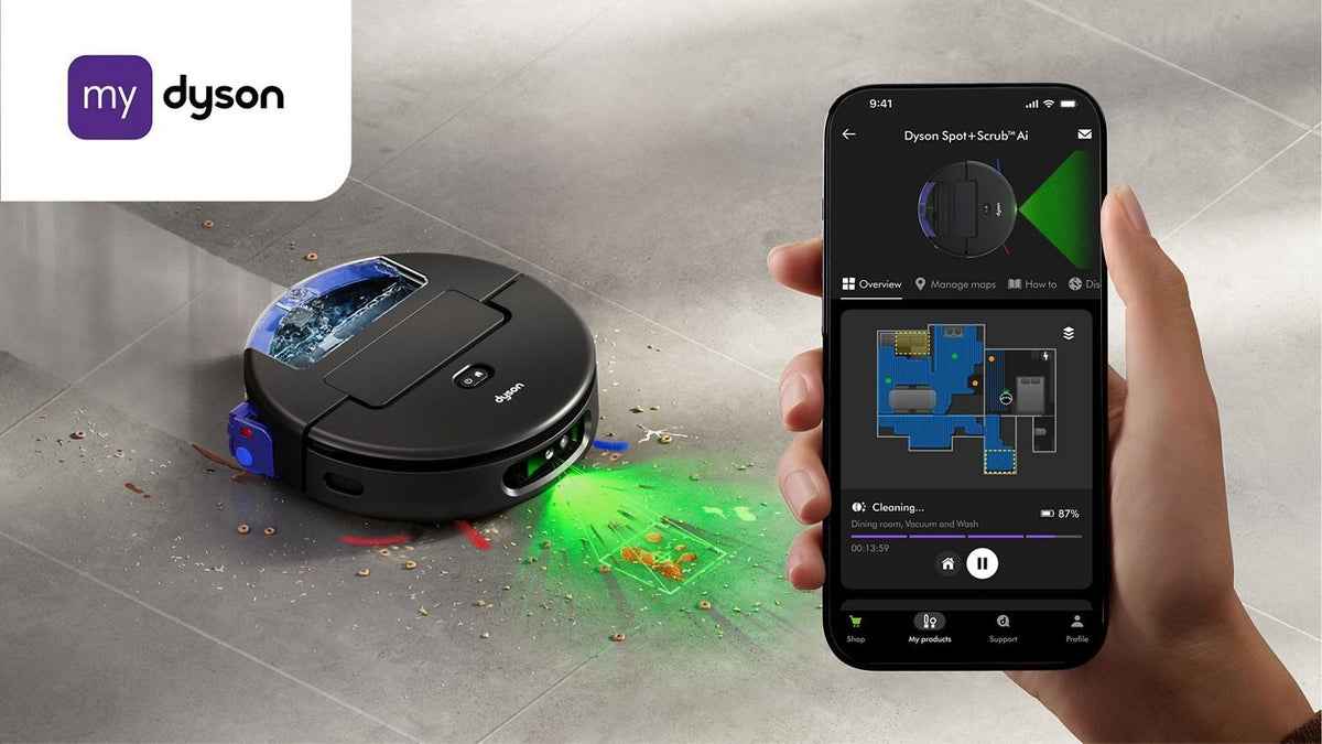 Dyson Spot+Scrub Ai Wet and Dry Robot Vacuum