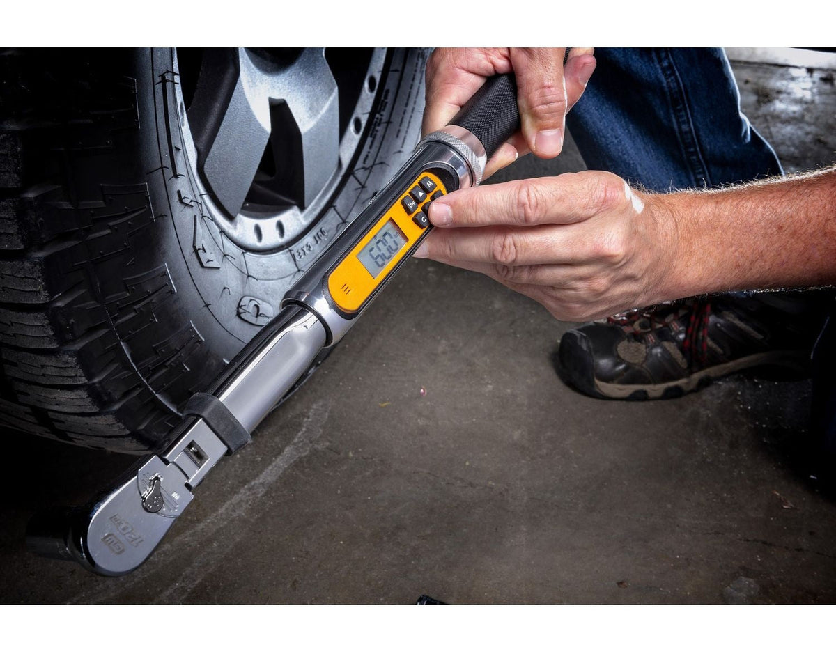 GearWrench 120XP Flex Angle Digital Torque Wrench, 1/4-in