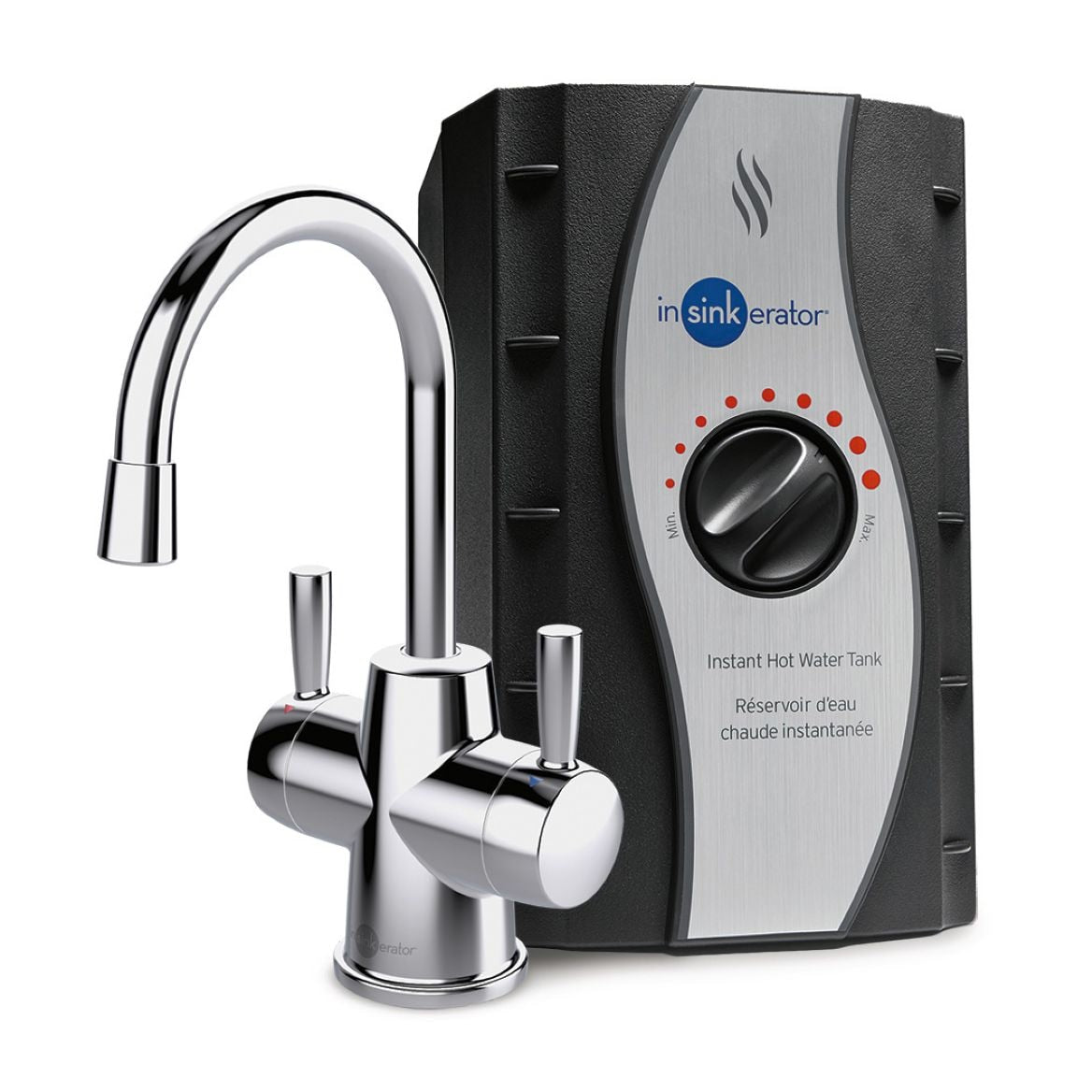 InSinkErator HOT250 Instant Hot & Cold Water Dispenser System, 2/3-Gal Stainless Steel Tank Included, Various Finishes