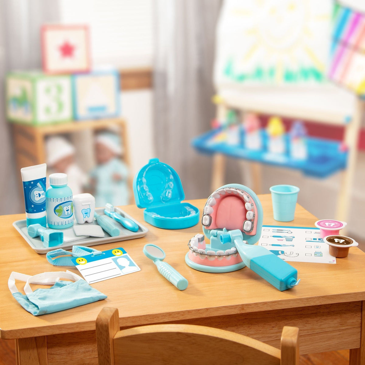 Melissa & Doug Super Smile Dentist Kit, Ages 3+