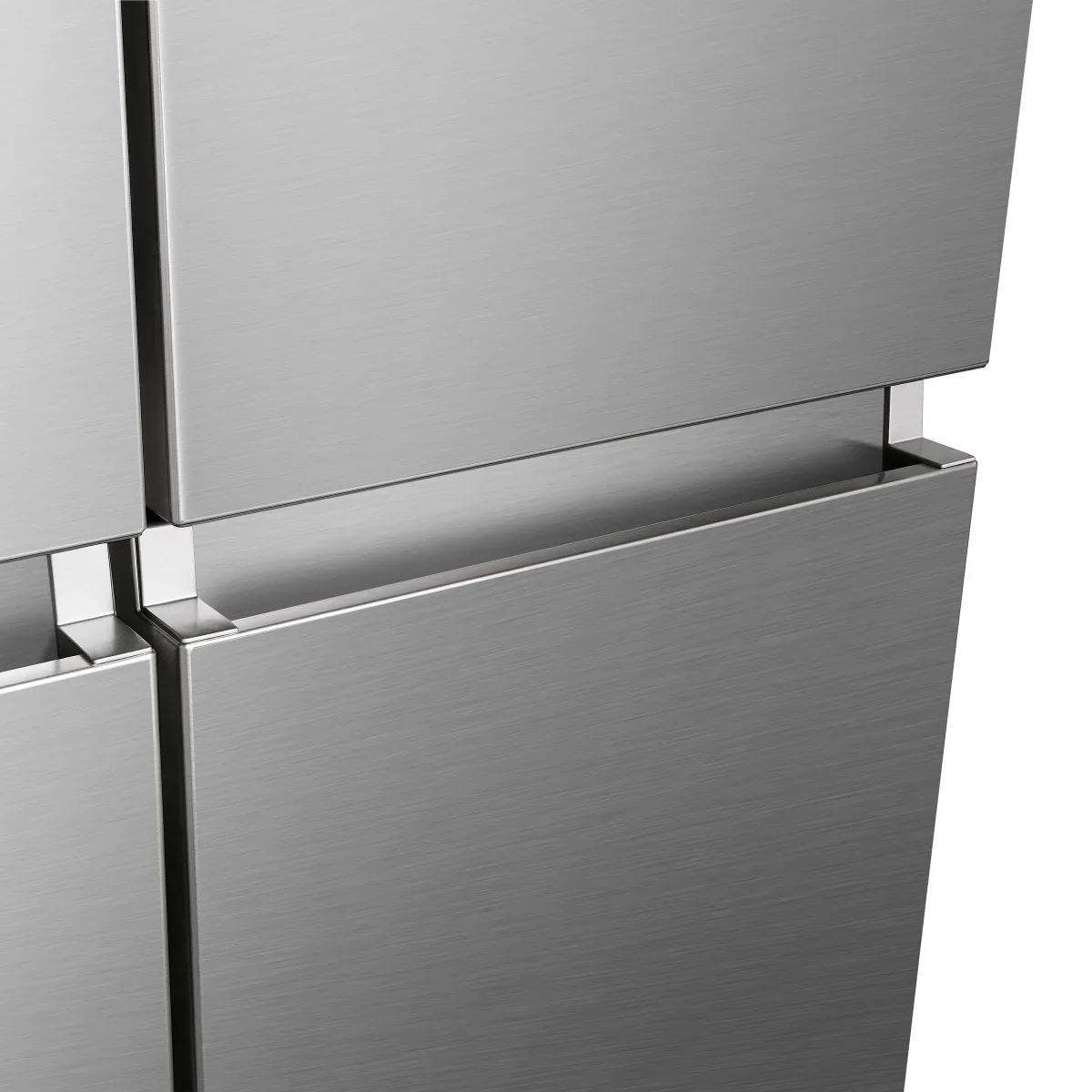 Midea 33 in. 22.8 cu ft. Stainless Steel Counter Depth Bottom Mount Refrigerator with Auto Ice Maker in Freezer