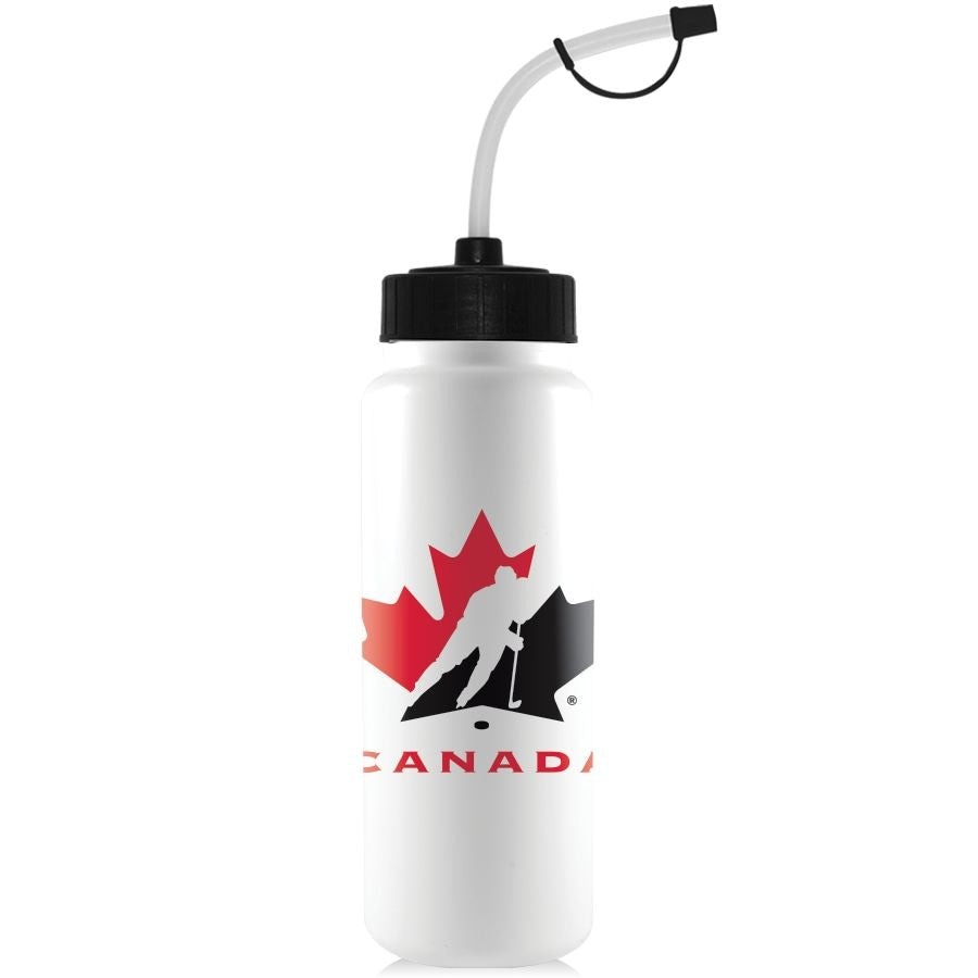 NHL Team Canada Officially Licensed Hockey Water Bottle, 1-L