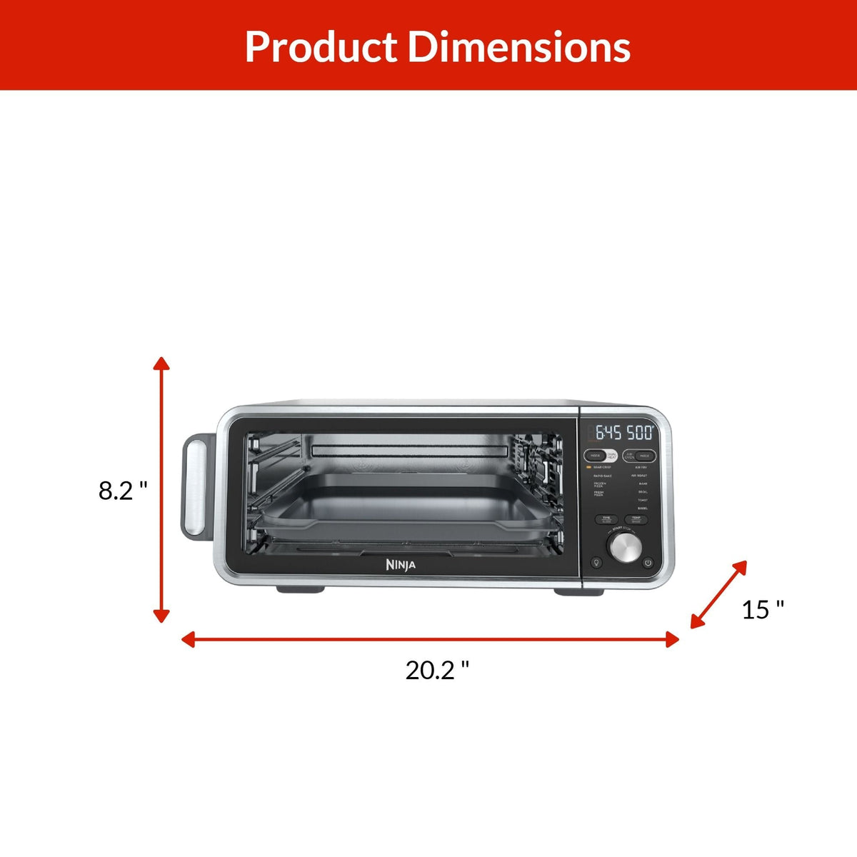 Ninja Foodi 10-in-1 Dual Heat Countertop Electric Air Fry Oven with XL Capacity