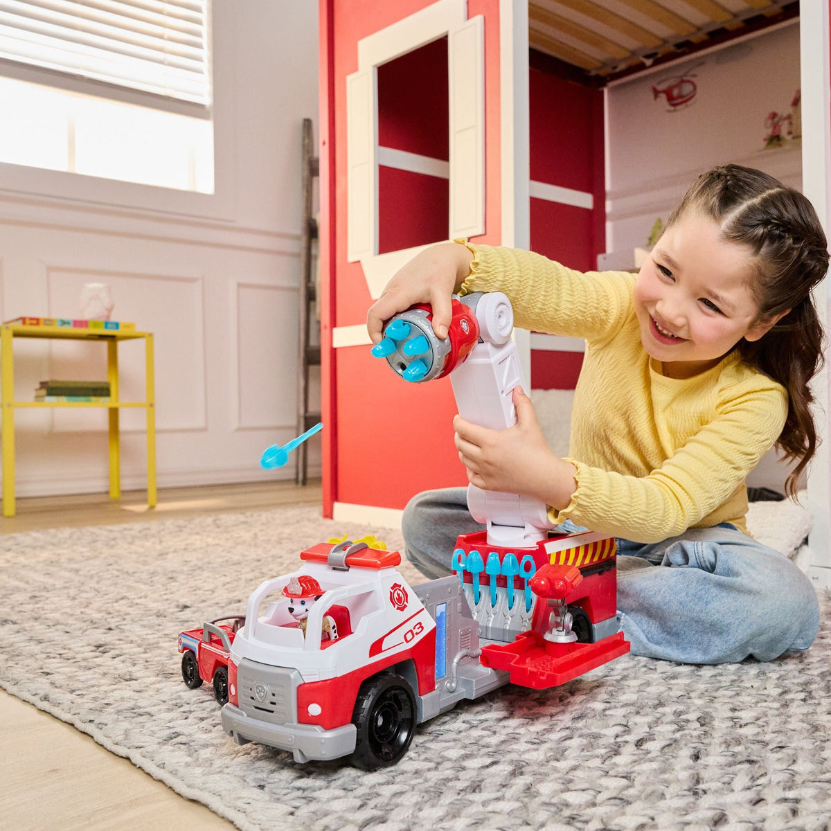 Paw Patrol Fire Rescue Deluxe Playset for Ages 3+, 14-pc