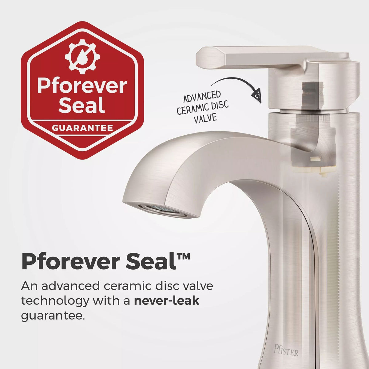 Pfister Vaneri Single Control Bath Faucet, Stainless Steel