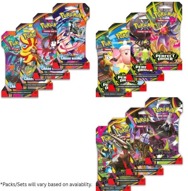 Pokémon TCG: Mega Evolution Sleeved Booster, Assorted Packs