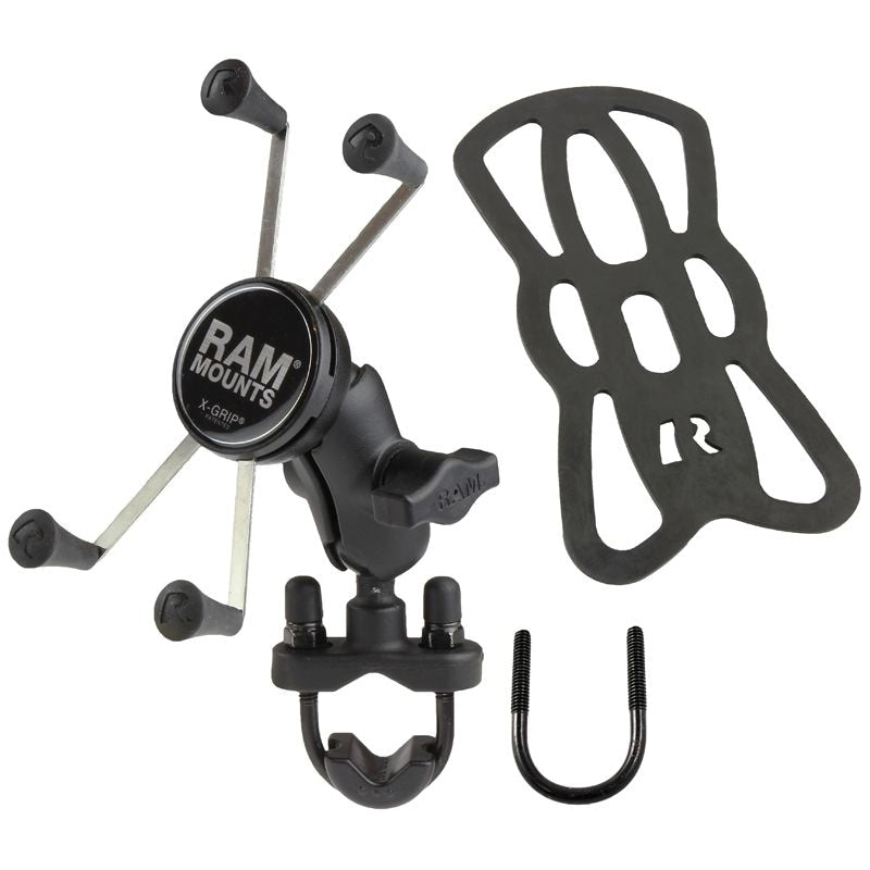 RAM X-Grip Large Phone Mount with Handlebar U-Bolt Base
