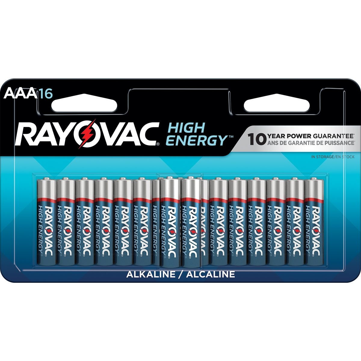 Rayovac HIGH ENERGY AAA Alkaline Batteries, Long Lasting, All Purpose, 16-pk
