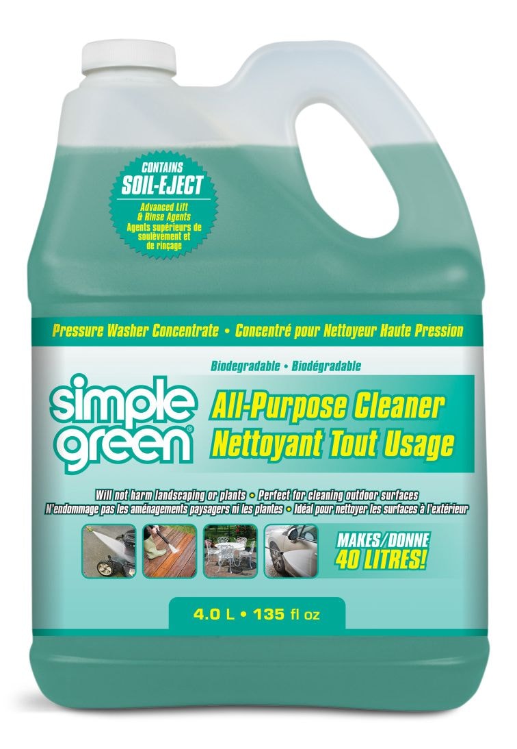 Simple Green All-Purpose Concentrate Pressure Washer Detergent, 4L
