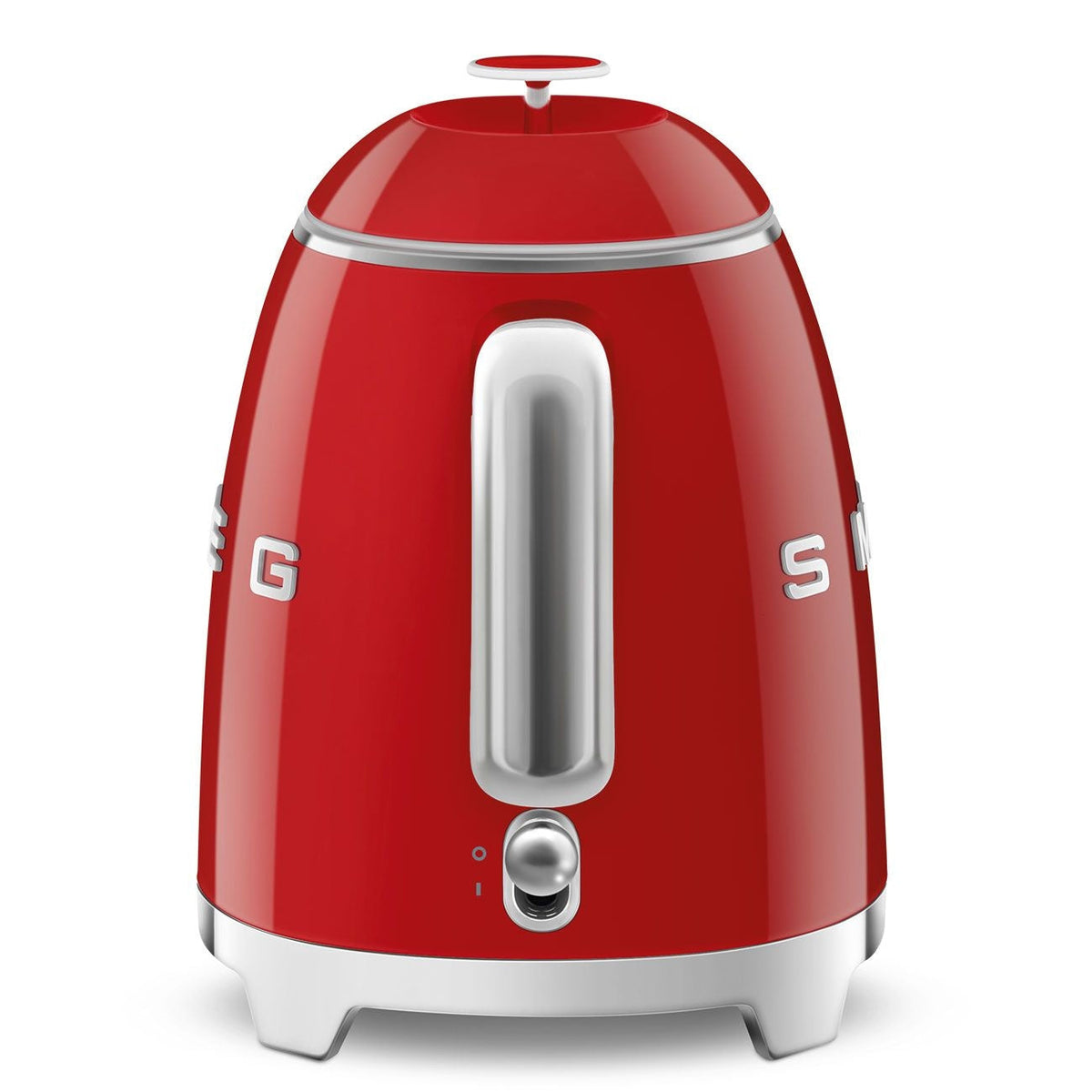 Smeg 50's 1400W Retro Style Electric Mini Countertop Kettle with Cordless Base, Red, 0.8-L