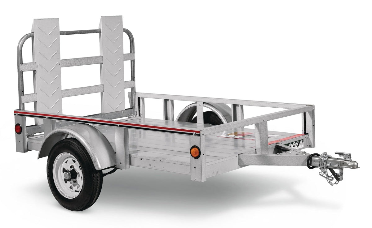 Stirling Galvalume Plus Open Rail Trailer, 4-ft x 6-ft
