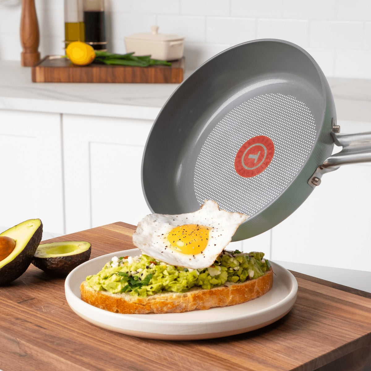 T-fal Inspire Ceramic Non-Stick 5qt Jumbo Cooker, Mint