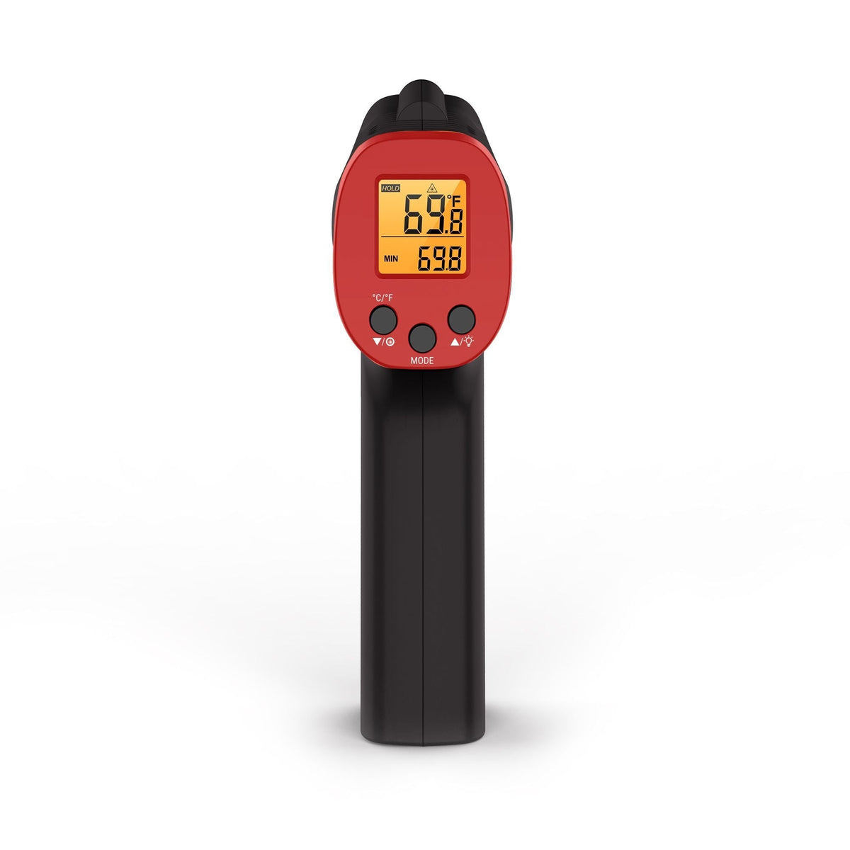 ThermoPro Digital Read Infrared Thermometer Gun with Backlight Display, Red