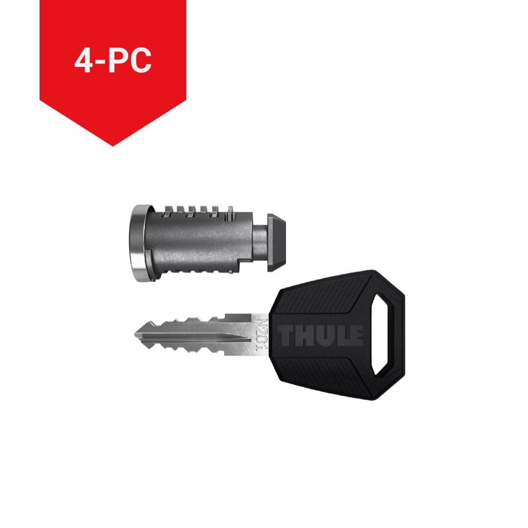 Thule One-Key Lock Cylinder & Key System, 4-pk