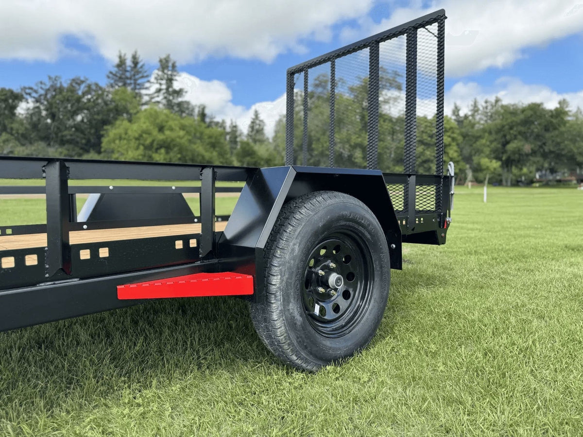 True North 60-in x 10-ft Landscape Utility Trailer with Ramp Gate