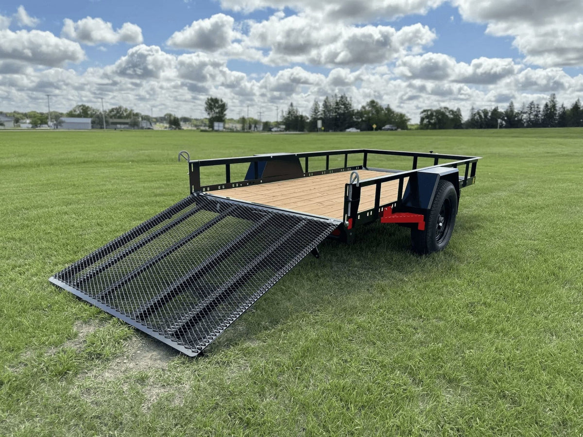True North 60-in x 10-ft Landscape Utility Trailer with Ramp Gate