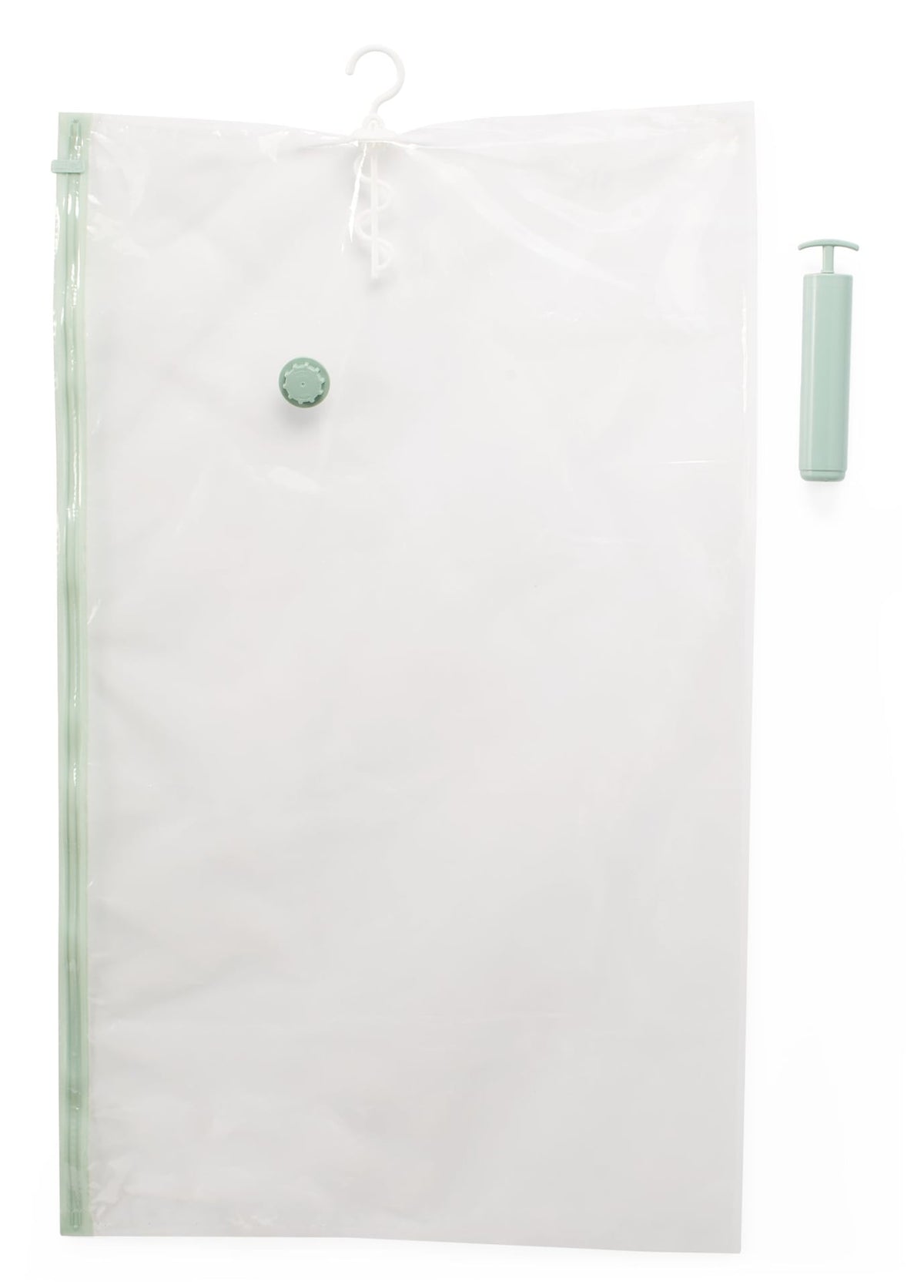 type A Hanging Reusable Vacuum Storage Seal Bag with Pump, 4-pk