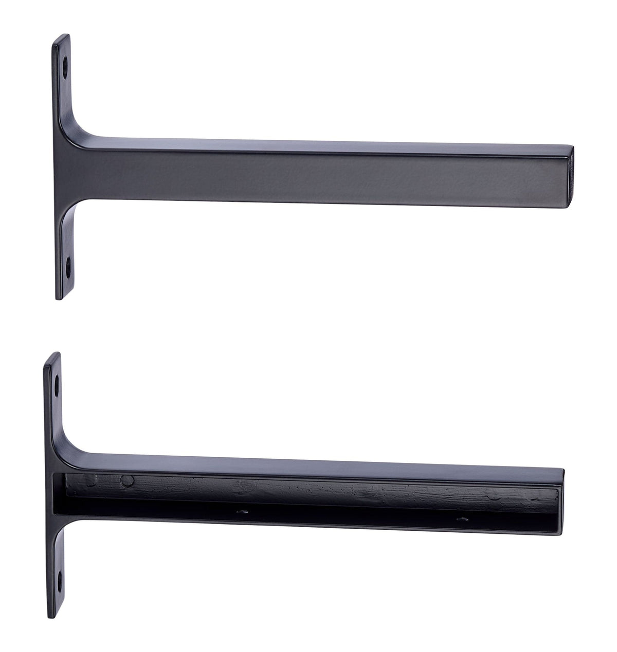 Type A Indoor Edge Bracket for 12-in Shelf Board, 2-pk