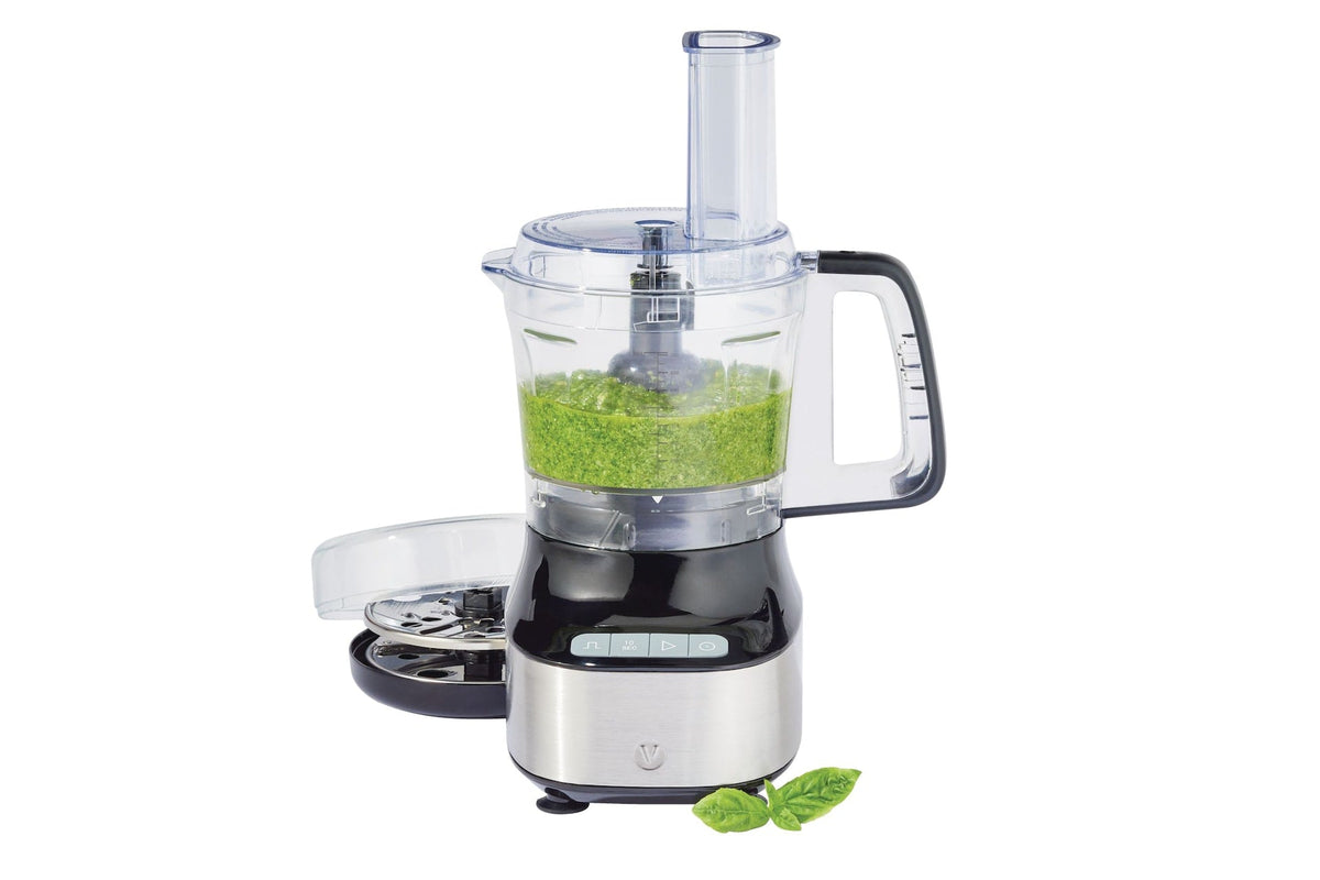 Vida by PADERNO Compact 3-Cup Mini Food Chopper with Storage Case, Silver
