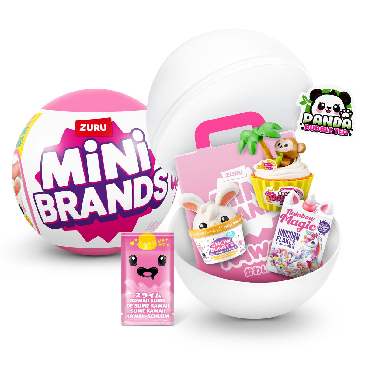 Zuru Mini Brand Kawaii Mystery Playset Capsule for Ages 3+, Assorted Contents