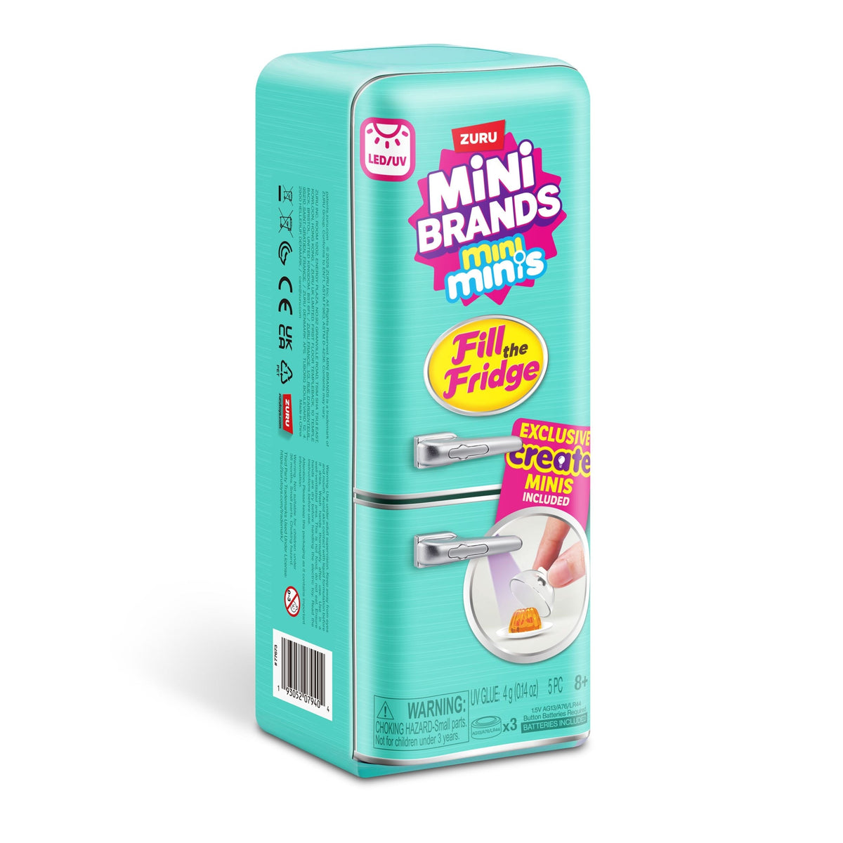 Zuru Mini Brands Fill The Fridge Surprise Playset Capsule for Ages 8+, Assorted Figures