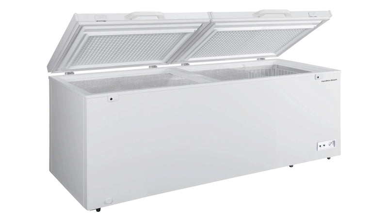 Hamilton Beach 21 Cu. ft. Chest Freezer, Double Doors, HZ9212, White F0
