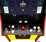 Bandai's "Pac-Man" classic version, featuring 12 games, and an arcade machine that is 4 feet in size.