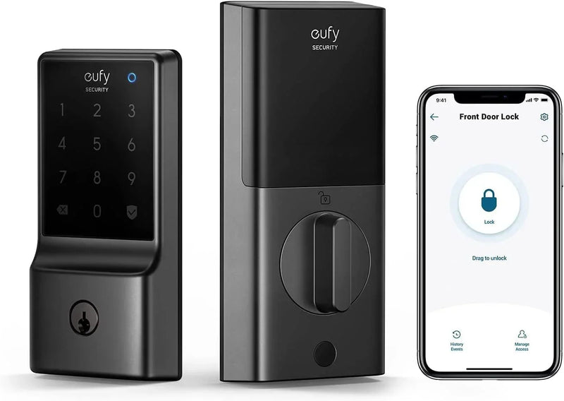 eufy Security Smart Lock C210, 5-in-1 Keyless Entry Door Lock, Built-in WiFi Deadbolt Z5