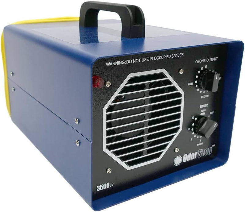 Professional-grade ozone generator ionizer, suitable for areas of up to 2500 square feet. It is used for deodorizing and purifying medium-sized areas (such as hotel rooms, offices, and basements). D9