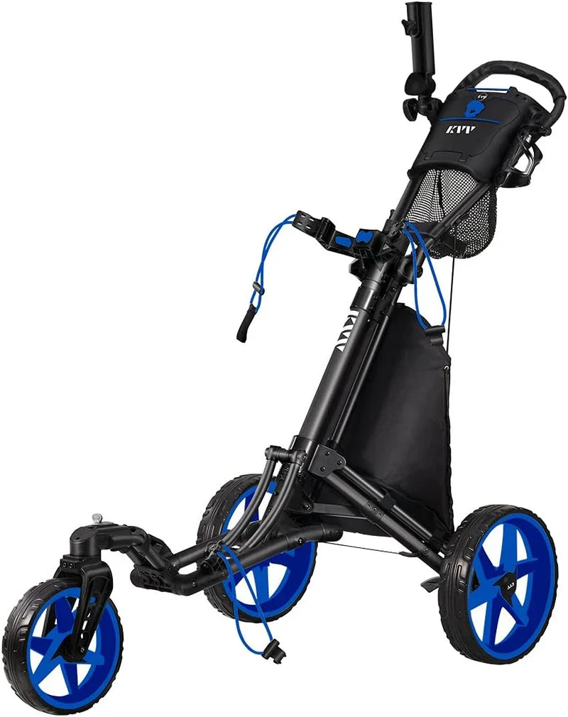 360-degree rotating front wheel golf cart, with opening and closing taking only one second - built-in free sunshade stand T3