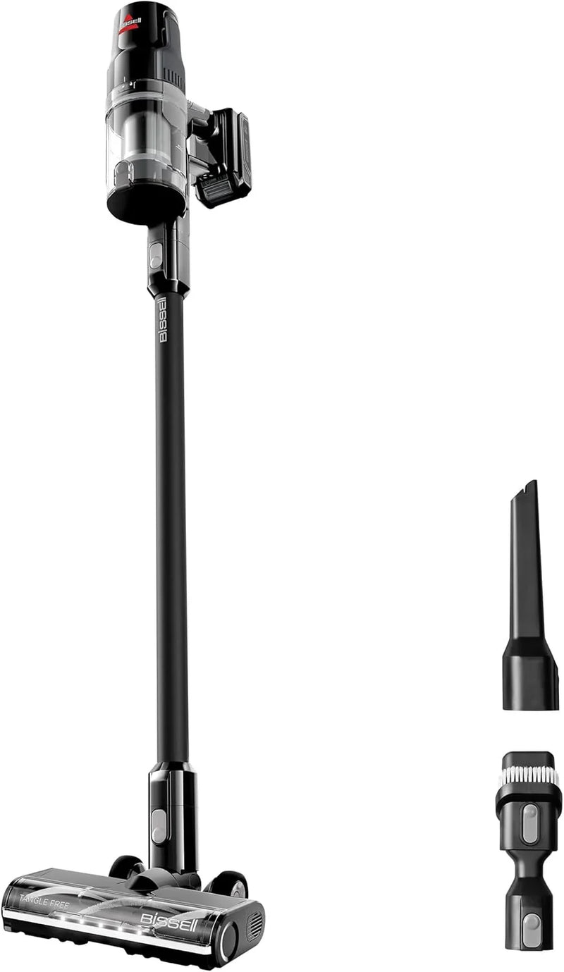 Ultra-lightweight stick-type vacuum cleaner - Bagless portable vacuum cleaner (with gap cleaning tools) - Black W6