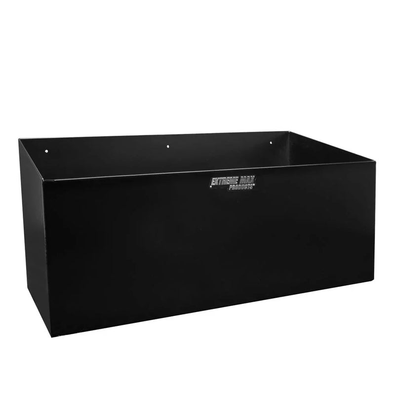 Extreme Max Dual Fuel Jug Holder -- Aluminum Design for Two 5 Gallon Jugs, Black Storage Organizer for Trailers & Garages I2