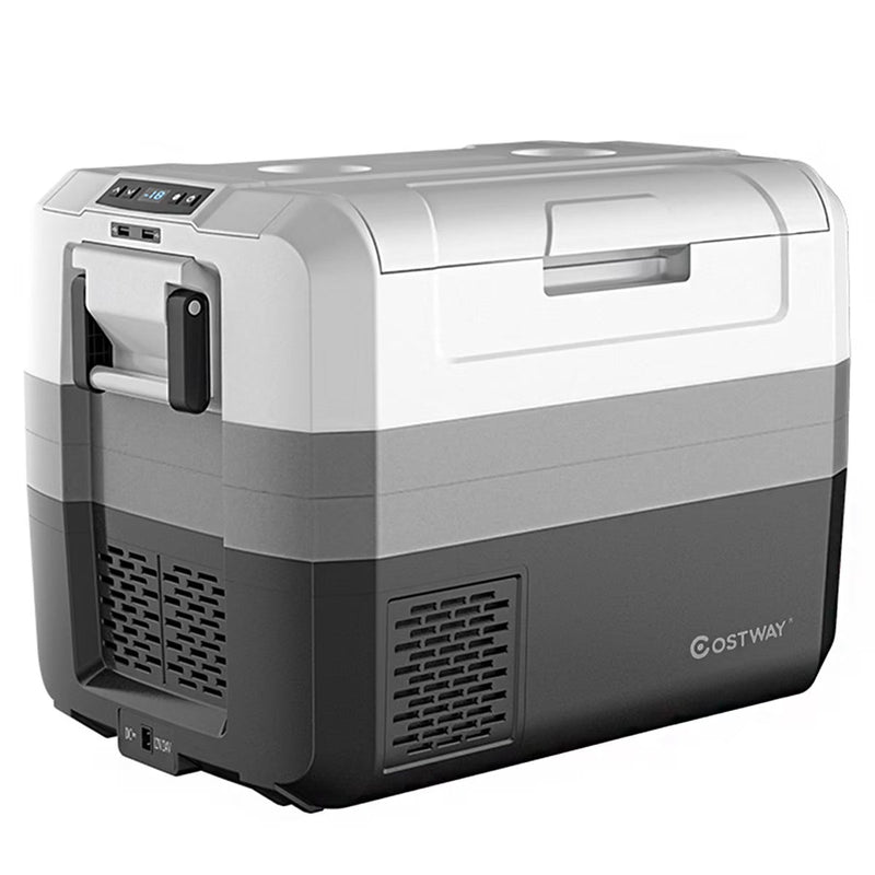 Costway 58 Quart Portable Electric Car Cooler Refrigerator Compressor Freezer for RVs Camping A9