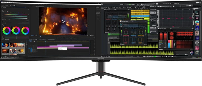 INNOCN 49" Curved Gaming Monitor, 144Hz, HDR400, USB-C, 49C1G J1