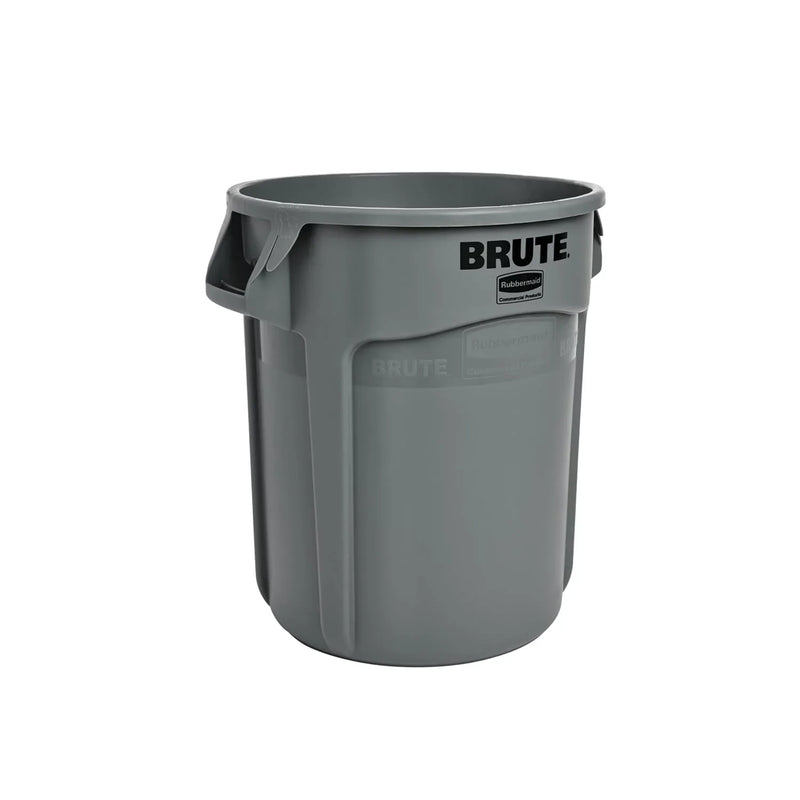 Heavy-duty round trash can / dumpster, 20-gallon capacity, white, suitable for outdoor garbage containers in places such as garden workers / construction workers / restaurants / backyards / offices / storage areas, 6 pieces per set. H2