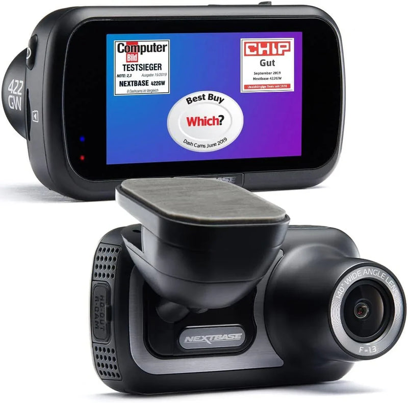 Car dashcam - Small size model (with application) - Full-process 1440p/30fps quadruple high-definition recording function, suitable for car cameras. Alexa voice control - Wireless network, GPS, Bluetooth - Parking mode - Night vision function - Polar N9