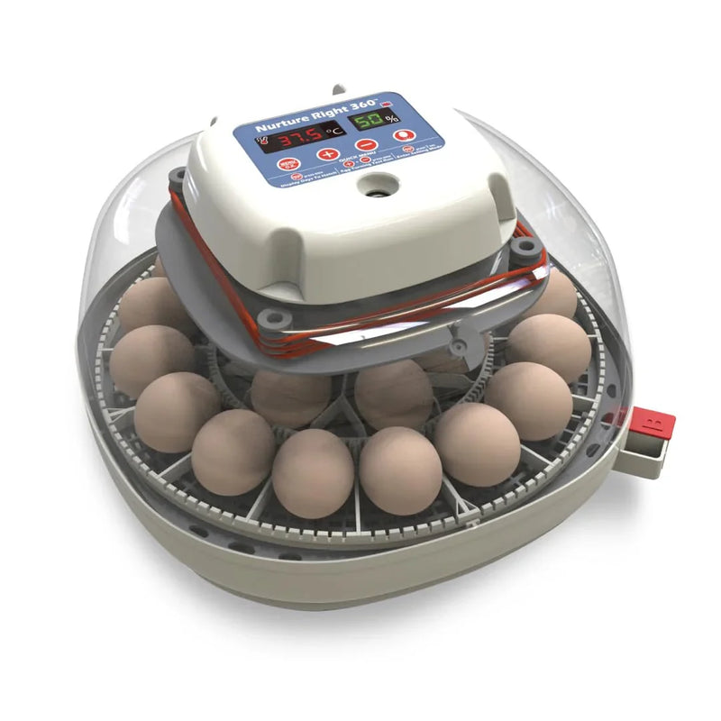Farms Nurture Right Egg Incubator for Hatching Chicks - Holds 22 Eggs O8