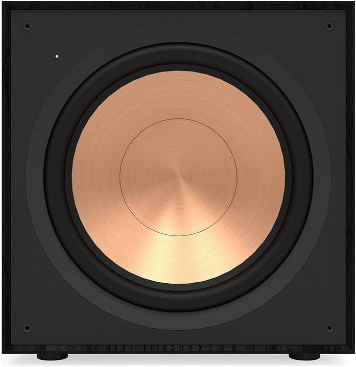 Reference R-121SW 12” Front-Firing Subwoofer with revamped Spun-Copper thermoformed crystalline Polymer woofers and an All-Digital Amplifier for Premium Sound in Black H0