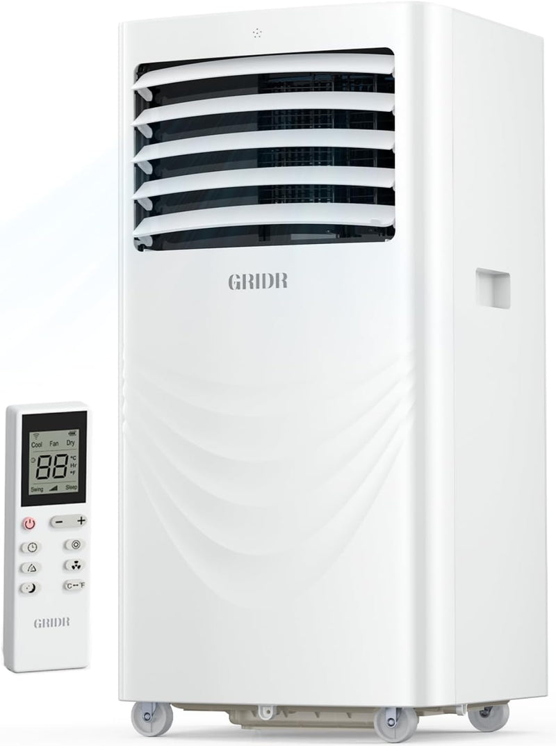 12000 BTU Portable Air Conditioners, AC Unit for Bedroom with 4 Modes Cooling/Dehumidifier/Fan & Sleep, Up to 400 Sq.Ft, 45db Quiet, 24H Timer & Remote, Standing Air Conditioner for Rooms Office Home T5